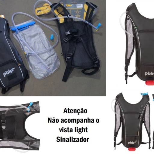 MOCHILA HIDRATAÇÃO 2.5 LITROS PRETO COM MANTA TERMICA TITANIUM PRO BIKE PBK em Bauru, SP por Two Force Bike Shop