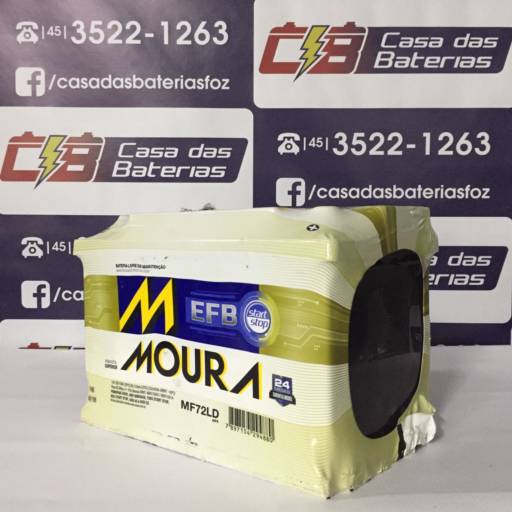 Bateria Moura MF72LD em Foz do Iguaçu, PR por Casa das Baterias