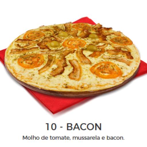 Comprar o produto de 10 - Bacon em A Classificar pela empresa Pizzaria La Riviera em Itatiba, SP por Solutudo