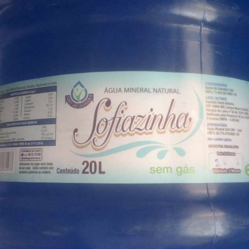 Água Sofiazinha - Galão de 10L e 20L por Índios Água e Gás