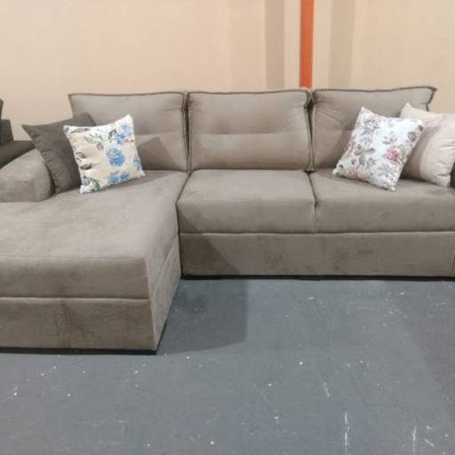 Sofá Chaise sem Pufão por Faal Sofás com Estilo