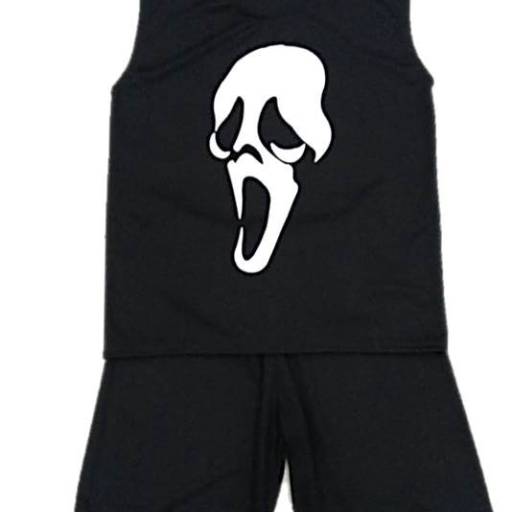 2647 - Conjunto Pânico infantil (tamanho 4) em Tietê, SP por Fantasia & Folia