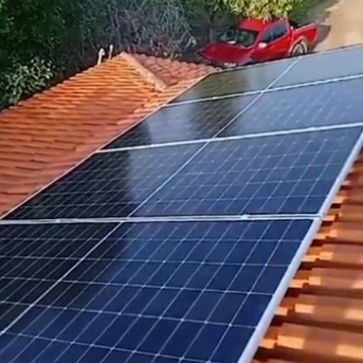Instalação de placa solar