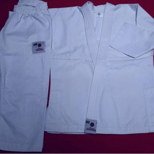 Comprar o produto de Kimono karate Infantil Tecido 100% Algodão médio  /Branco em Academia de Karatê pela empresa Kimonos Honra em Foz do Iguaçu, PR por Solutudo