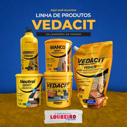 Linha de produtos VEDACIT. em Botucatu, SP por Comercial Loureiro
