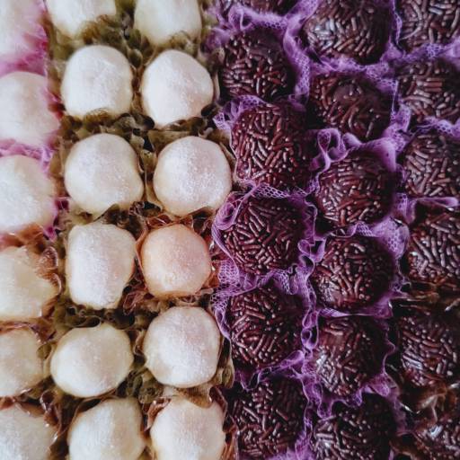 Brigadeiro de leite em pó e brigadeiro tradicional