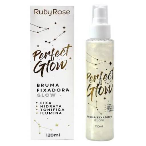 Ruby Rose Perfect Glow Bruma Fixadora Glow 120ml por Sense Cosméticos