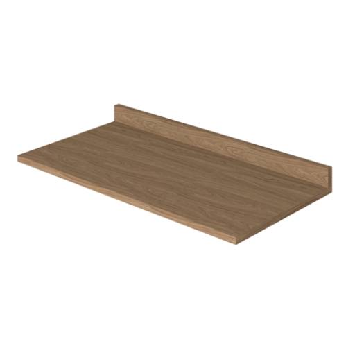 TAMPO SALMAR SMART CANTO DIR/ESQ CASTANHO por Móveis Brasil