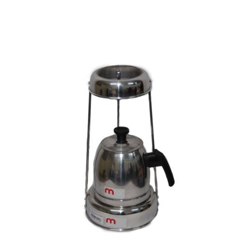 Suporte Coador com Bule 36CM Alumínio Polido Max por Casa Vitória