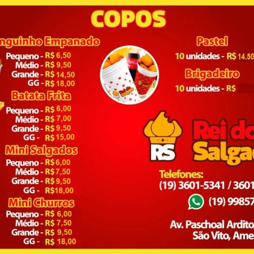 Copo de Franguinho Empanado - P