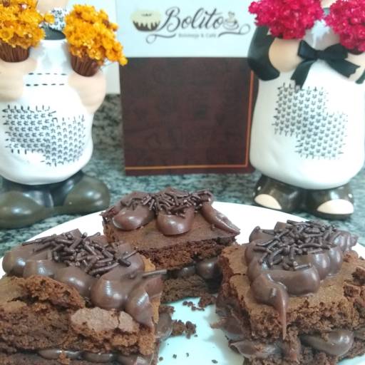 Brownie de brigadeiro por Bolirium Brasil - Padaria Artesanal