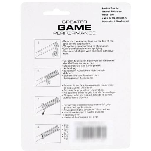 Cushion Grip Zons Hypersoft  por Léo Tennis Atibaia - Aula de Tênis e Locação de Quadra de Tênis