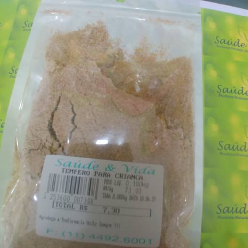 Tempero para criança por Saúde e Vida