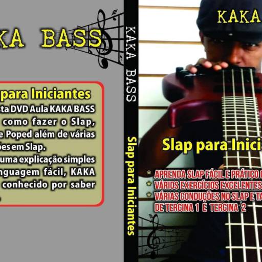 DVD AULA DE CONTRABAIXO SLAP PARA INICIANTES DE KAKA BASS por SIMG - Sistema Instrução Musical Gospel