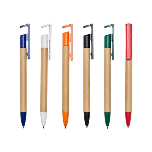 00016 Caneta Ecológica com Suporte para Celular em São José do Rio Preto, SP por Public Gráfica e Brindes