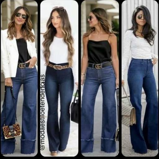 Temos vários modelos de Calça Flare Jeans aqui na loja disponível em vários Tamanhos. * * Essas são somente ilustração * * em Bauru, SP por Blessing Store 