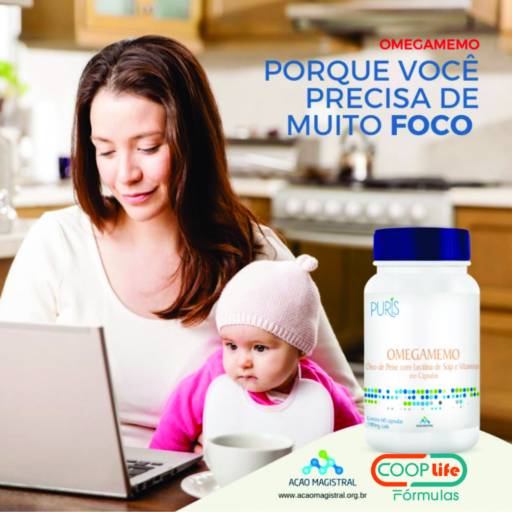 Omegamemo Puris 1G 60 Caps em Itapetininga, SP por Coop Life Fórmulas