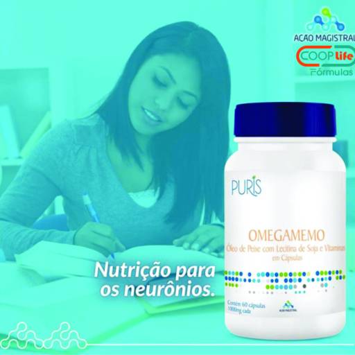 Omegamemo Puris 1G 60 Caps em Itapetininga, SP por Coop Life Fórmulas