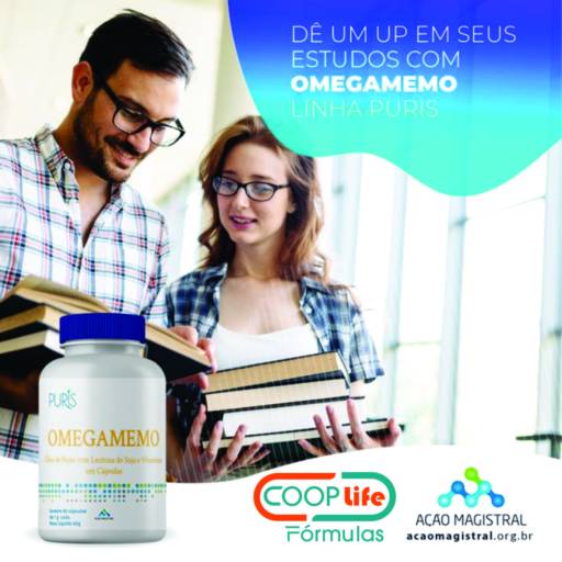 Omegamemo Puris 1G 60 Caps em Itapetininga, SP por Coop Life Fórmulas