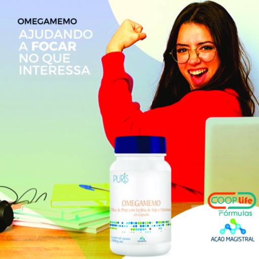 Comprar o produto de Omegamemo Puris 1G 60 Caps em Suplementos pela empresa Coop Life Fórmulas em Itapetininga, SP por Solutudo