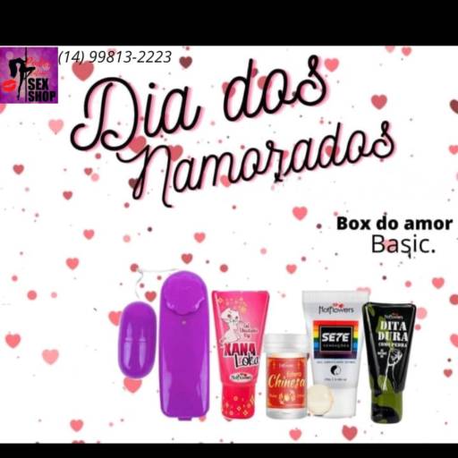 BOX DO AMOR - BÁSICO: BULLET; XANA LOKA; BOLINHA; SETE SENSAÇÕES; DITA DURA.