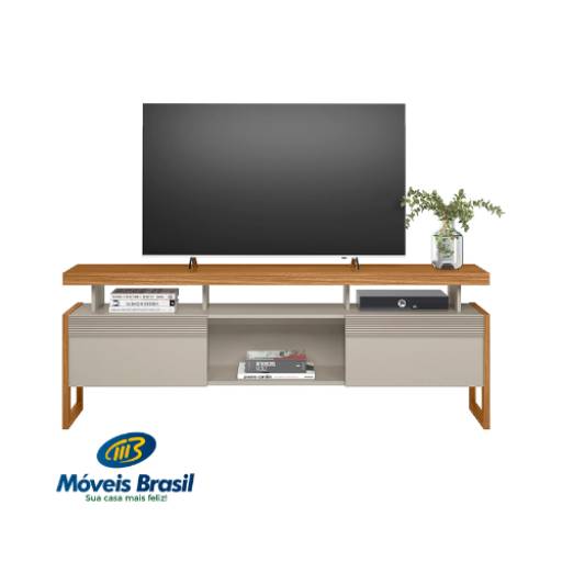 Rack Linea Brasil Esmeralda por Móveis Brasil