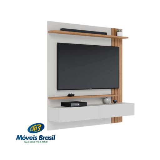 Painel de TV Colibri Juriti por Móveis Brasil