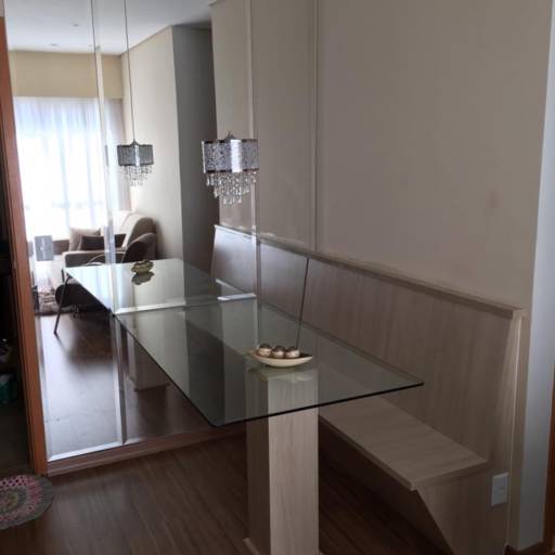 SALAS DE ESTAR E JANTAR por Fassina Marcenaria