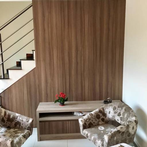 SALAS DE ESTAR E JANTAR por Fassina Marcenaria