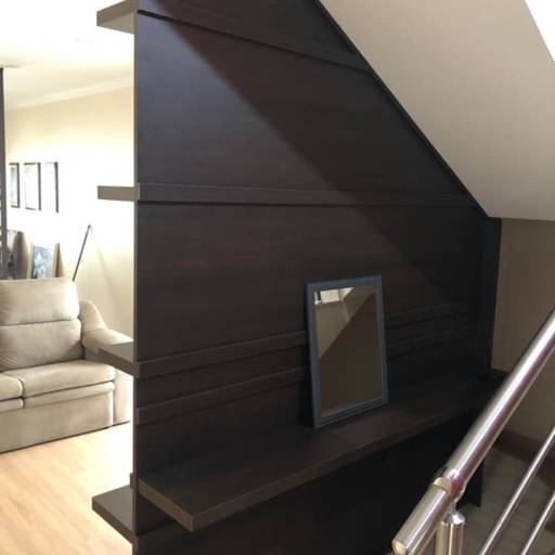 SALAS DE ESTAR E JANTAR por Fassina Marcenaria