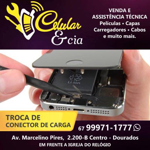 Comprar o produto de Troca de Conector de Carga em Celulares e Telefones pela empresa Celular & Cia em Dourados, MS por Solutudo