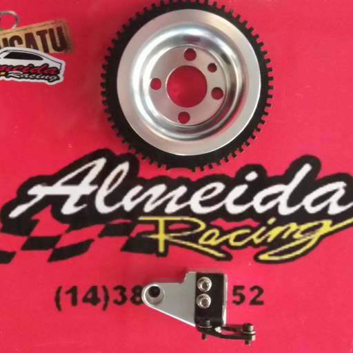 Roda fônica com suporte motor AP por Almeida Racing