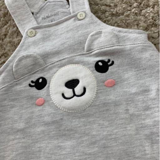 Jardineira e Body Manga Longa em Lençóis Paulista, SP por Balão Mágico Kids