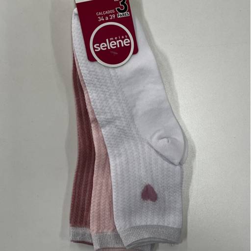 Kit meia feminina Selene