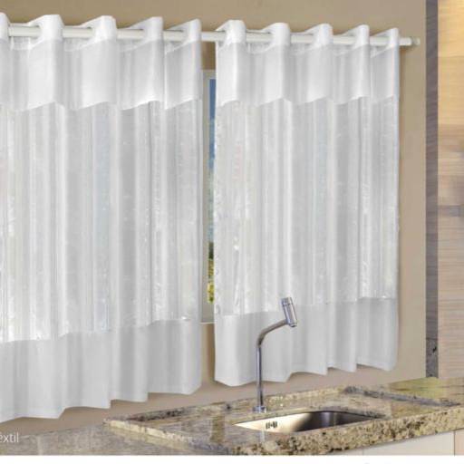 Cortina de Cozinha Pérola - Gamma têxtil