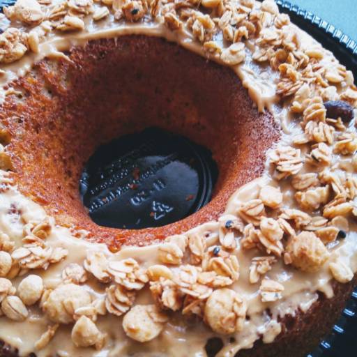 BOLO FUNCIONAL DE GRANOLA ZERO AÇUCAR