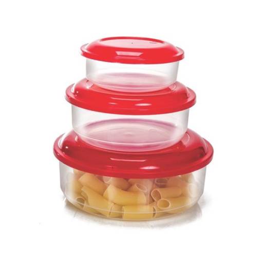 Conjunto de Pote 3 Peças Ercaplast  por Casa Vitória
