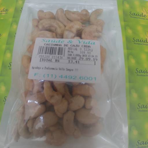 Castanha de caju crua por Saúde e Vida