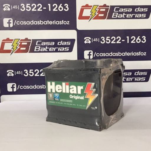 Bateria Heliar HG50GD em Foz do Iguaçu, PR por Casa das Baterias