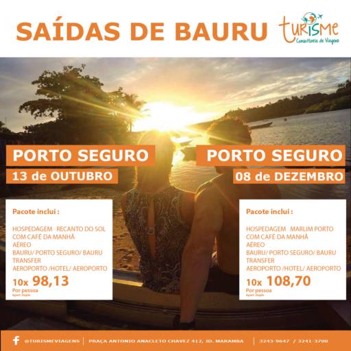 Comprar o produto de Porto Seguro -  Pacote  em Outros Serviços pela empresa Turisme Consultoria de Viagens em Bauru, SP por Solutudo