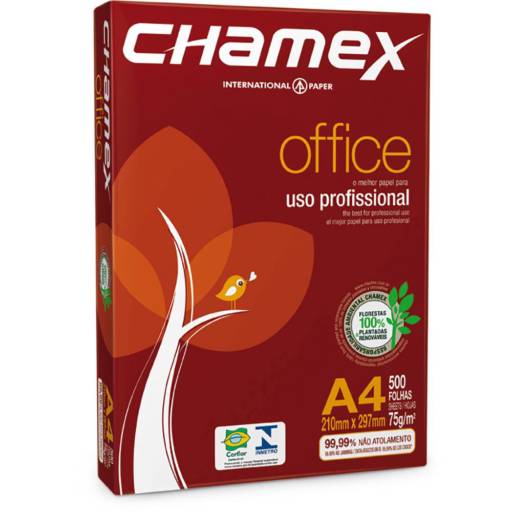 Comprar o produto de Papel Sulfite A4 Chamex  em Outros pela empresa Bauru Office Papelaria em Bauru, SP por Solutudo