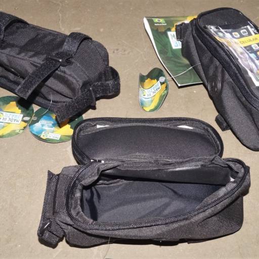 BOLSA CELULAR PORTA TRECO QUADRO GRANDE RETANGULAR 6.5 15.5X7.5  ESTRUTURA MOLE VIA BRASIL PBK em Bauru, SP por Two Force Bike Shop