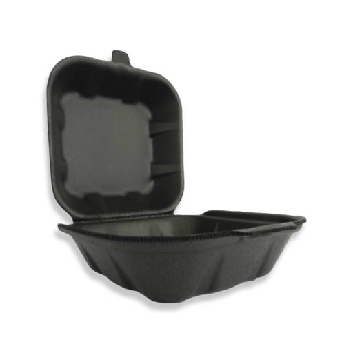 Bandeja EPS CH-002 Hambúrguer preta 