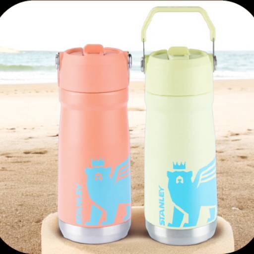 Garrafa Térmica Flip Straw Youth Stanley 500 Ml