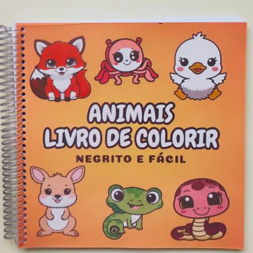 Livro de Colorir Animais -  em Botucatu, SP por Baby Grudy Papelaria Artesanal | Serviço de Impressão e Encadernação Livro de Colorir Animais -  em Botucatu, SP por Baby Grudy Papelaria Artesanal | Serviço de Impressão e Encadernação
