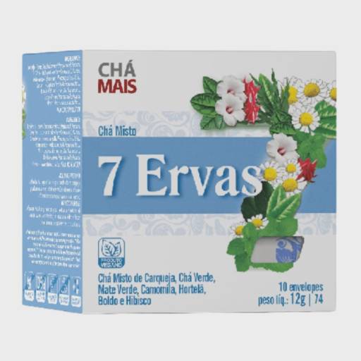 Chá Misto de 7 Ervas em Sachês - CháMais