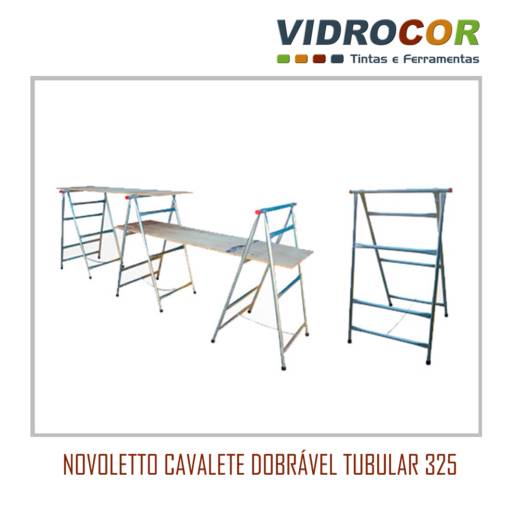 CAVALETE DOBRÁVEL TUBULAR 325 Loja de tinta em São Manuel