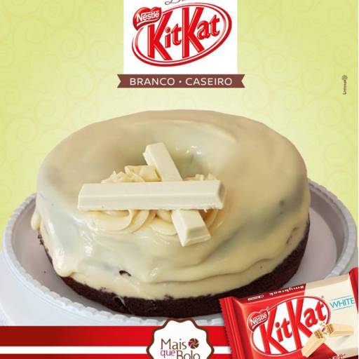 Kitkat branco caseiro