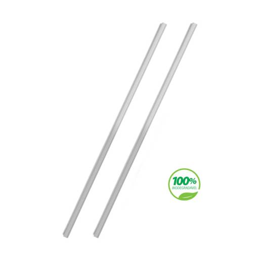 Canudo biodegradável 5mm sachê c/500 unidades em Foz do Iguaçu, PR por EmbalaFoz