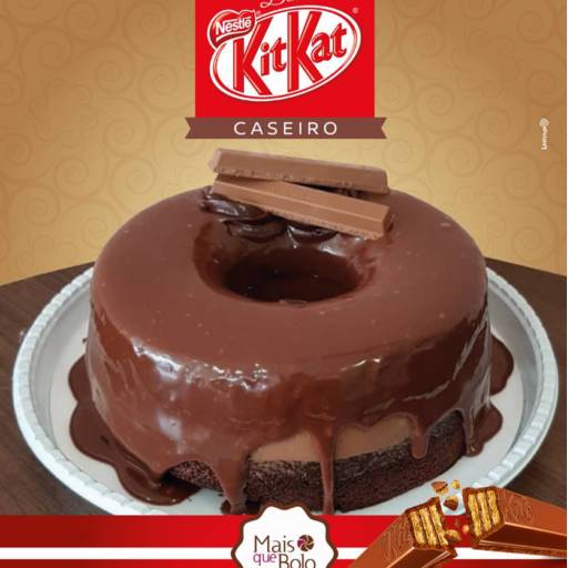 Kitkat caseiro por Mais Que Bolo